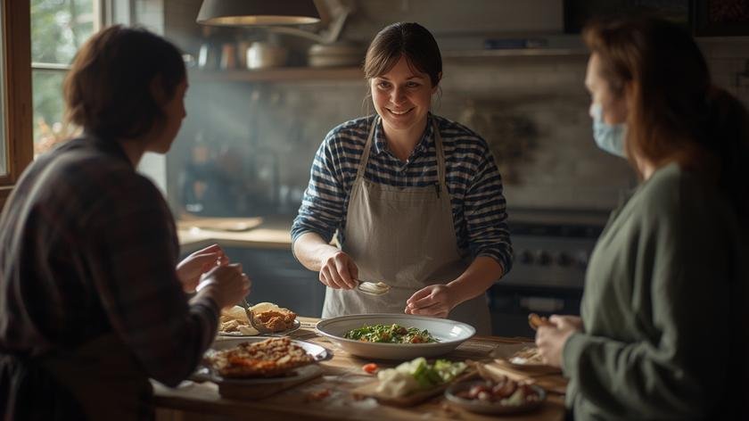 Practical process of balanced diet friendly recipes