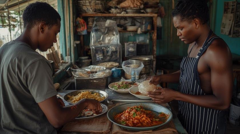 Practical process of Caribbean inspired dishes