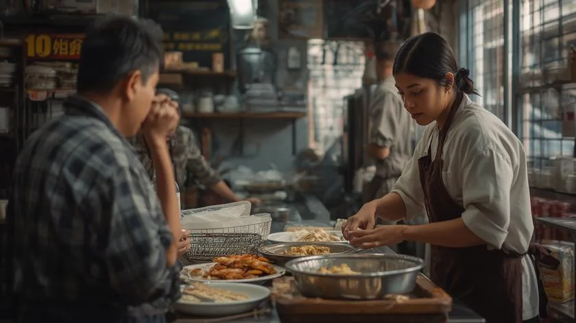 Practical process of authentic american international cuisine