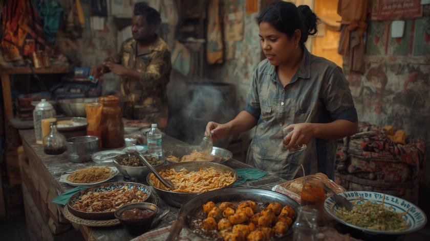 Practical process of authentic belizean food dishes
