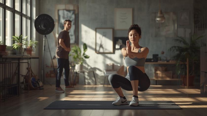 Practical process of beginner exercises for weight loss