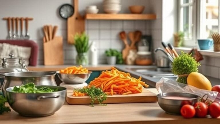 cooking shortcuts meal prep kitchen routine