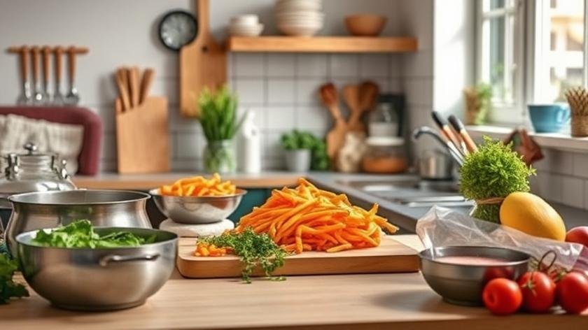 cooking shortcuts meal prep kitchen routine