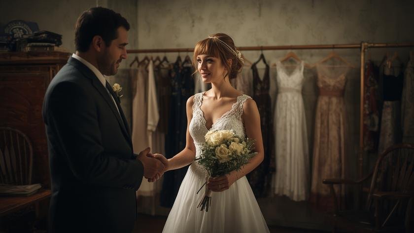 Practical process of dream about choosing wedding attire