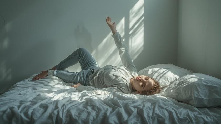 dream about falling and not waking up overview