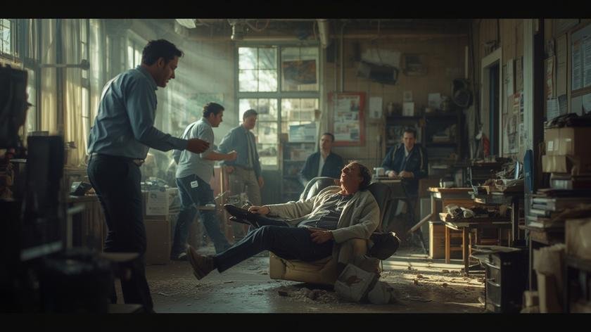 Practical process of dream about falling at work