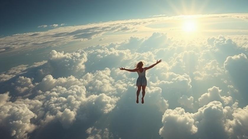 dream flying through time