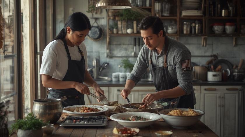 Practical process of global cuisine at home lifestyle