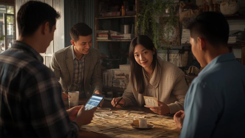 Practical process of lucky numbers for abundance attraction