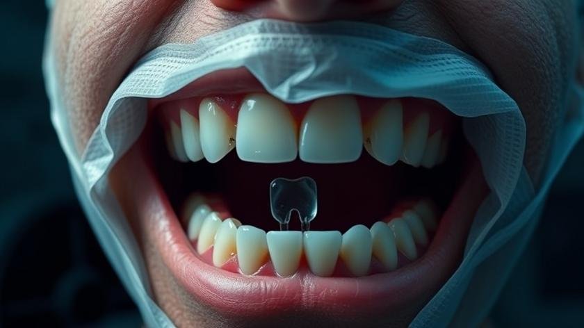 dream of teeth falling out at work