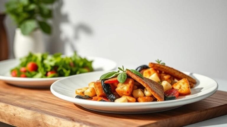 healthy cooking gourmet plated healthy meals