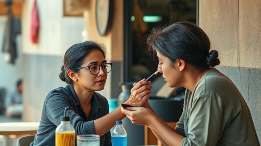 Practical process of makeup daily routine