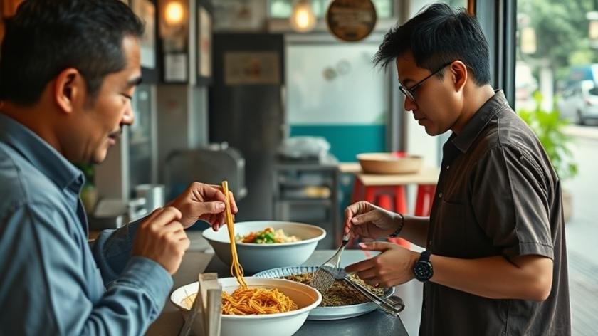 Practical process of quick noodle soups