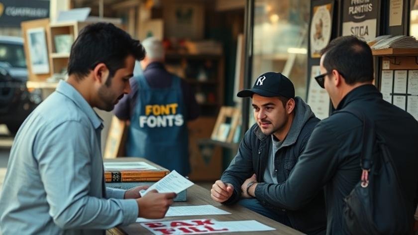 Practical process of selling fonts side hustle
