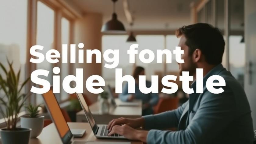 Best practices and outcomes of selling fonts side hustle