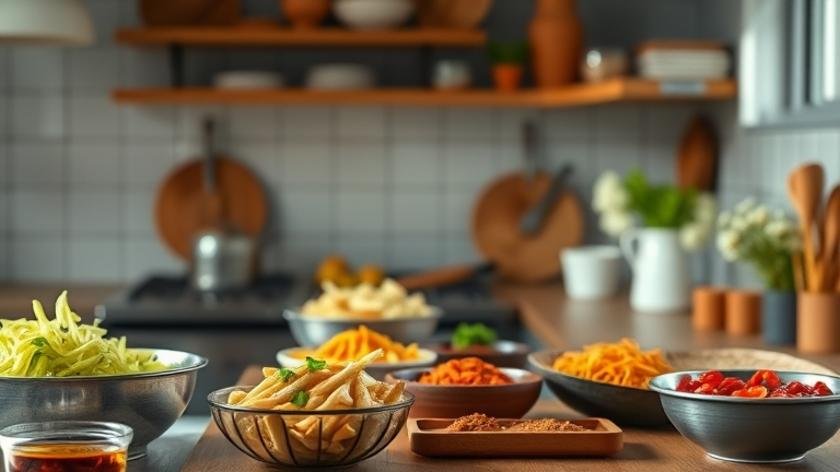 Best practices and outcomes of traditional world dishes meal prep kitchen routine