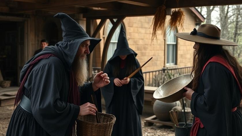 Practical process of ancient witch tales