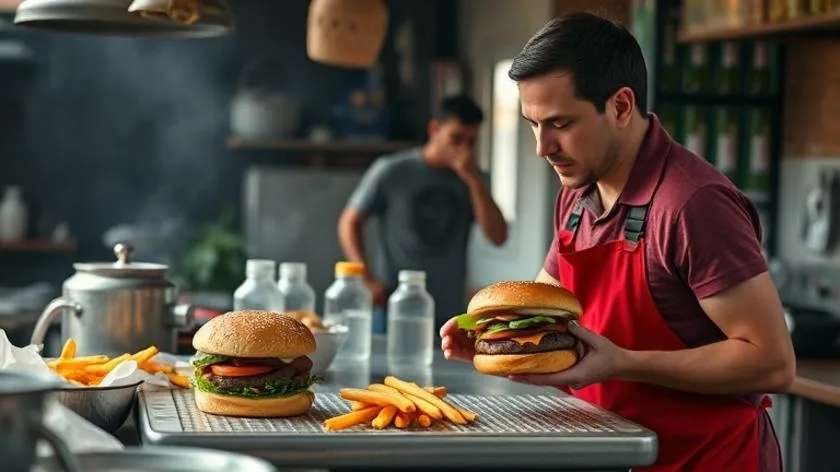 Practical process of easy homemade burgers