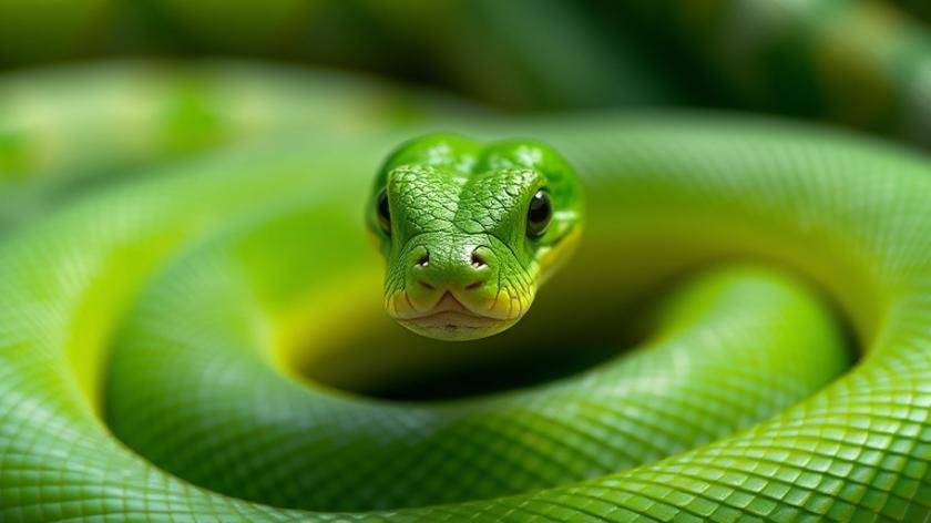 green snake dream symbolism