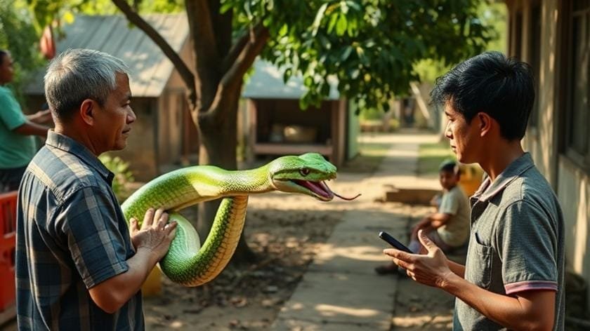 Practical process of green snake dream symbolism