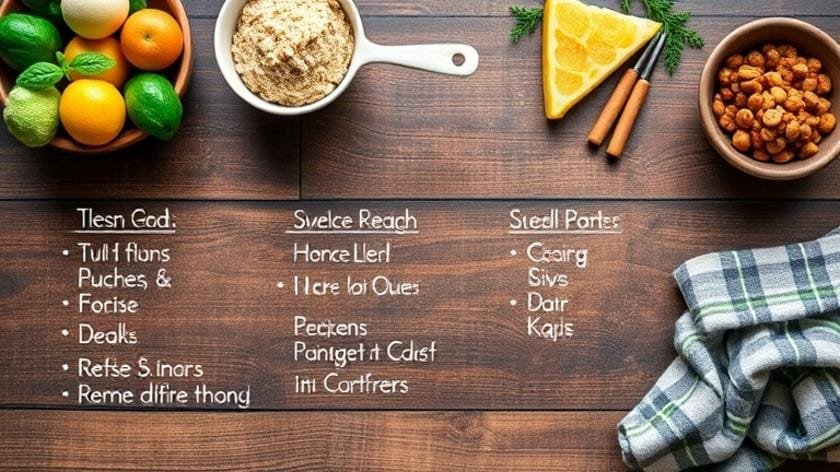 home recipes step by step plan overview