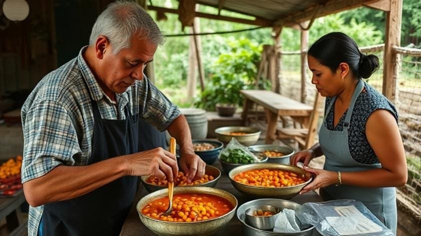 Practical process of legume soups
