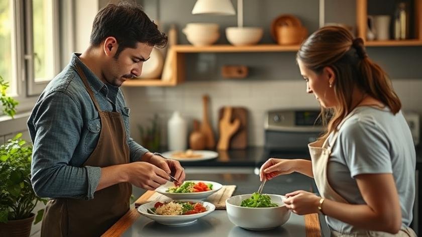 Practical process of low calorie meals quick kitchen routine